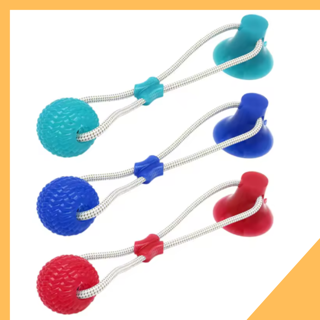 Juguete Interactivo para Perros - Alivio de Ansiedad y Limpieza Dental